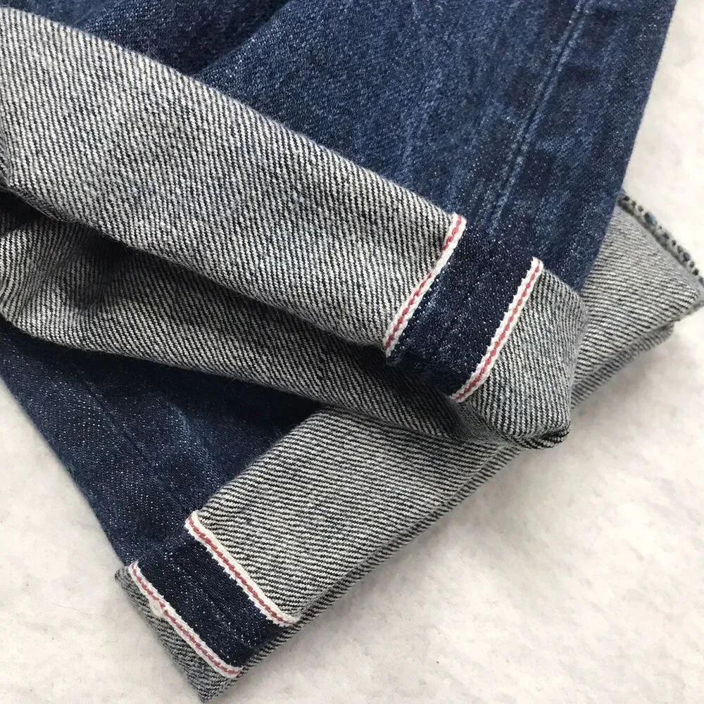 J CREW 770 Selvedge Jean Men 29x25 (29/32 tag) Kaihara Japanese Denim Cropped